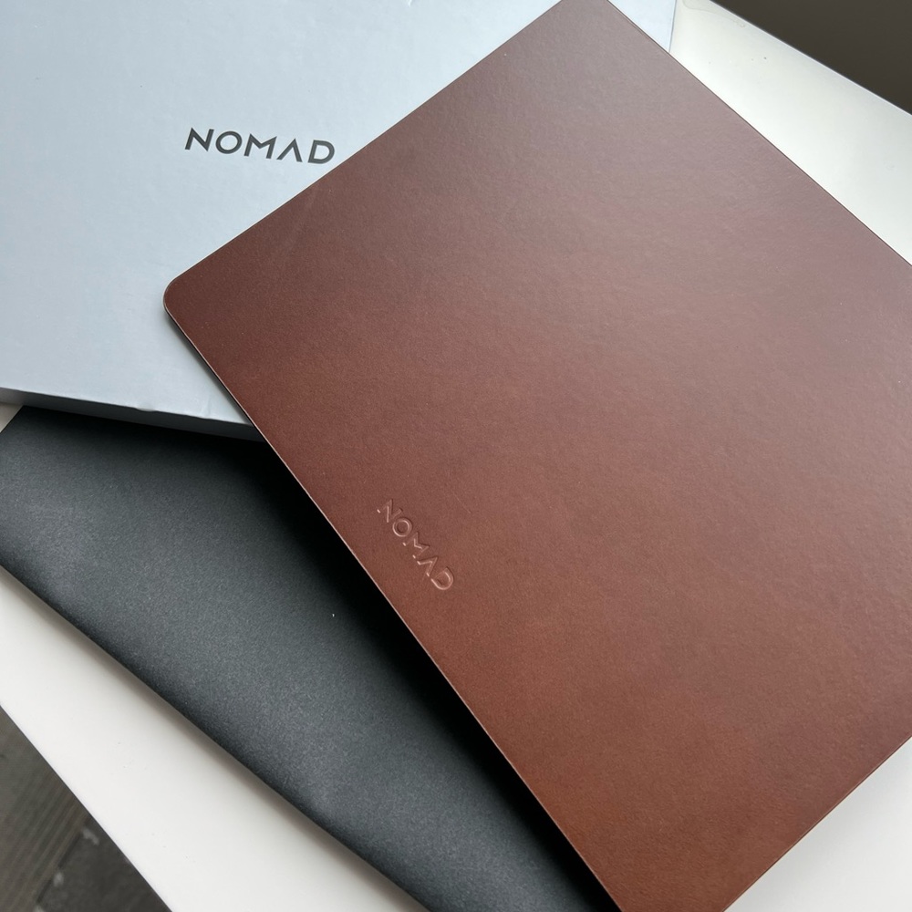 Leather nomad mouse pad new in box